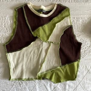 Shein sleeveless crop top